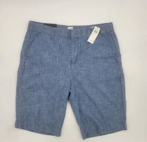 Pantalones cortos urbanos Gap para mujer de altura media de 10" en Chambray premium Chambray. - Imagen 1 de 4