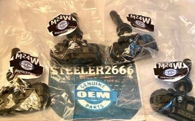  4 SENSOR DE PRESIÓN DE NEUMÁTICOS 2014-2018 TPMS OEM para Dodge Ram 1500 2500 3500 Cherokee Foto 1 de 3