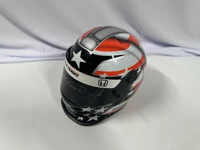 Sam Hornish Jr Signed Mini Helmet NASCAR 1:3 Scale  - Image 1 of 4