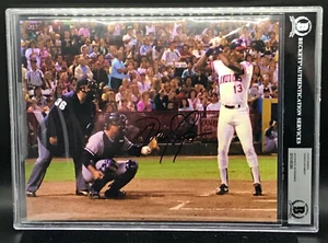 DENNIS HAYSBERT CERRANO "GAME WINNING HIT" INDIANS SIGNED 8X10 PHOTO BECKETT BAS - Picture 1 of 1