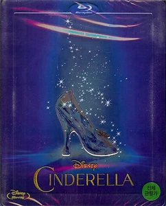 Disney Cinderella (2015) Limited Edition SteelBook w/SlipCover (Region A Korea) - Picture 1 of 2