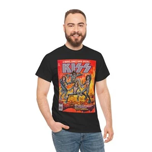 KISS 1st Marvel comic book cover  Short Sleeve Tee - Picture 1 of 21