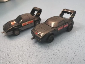 ERTL TRANSFORMERS KNIGHT RIDER KITT AND 1 MORE 80S RETRO RARE USED - Picture 1 of 9