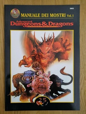 🔱 ADVANCED D&D MANUALE DEI MOSTRI VOL 1 5003 DUNGEONS AND DRAGONS ITALIANO - Immagine 1 di 4