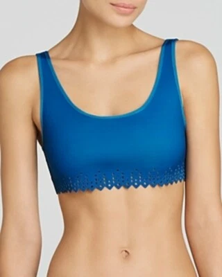 Top de bikini de neopreno corte láser Clover Canyon 263464 para mujer talla mediana Foto 1 de 2