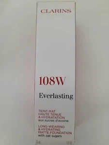 CLARINS Everlasting Longwear & Hydrating Matte Foundation 108W Sand, 1 Fl Oz. - Picture 1 of 5