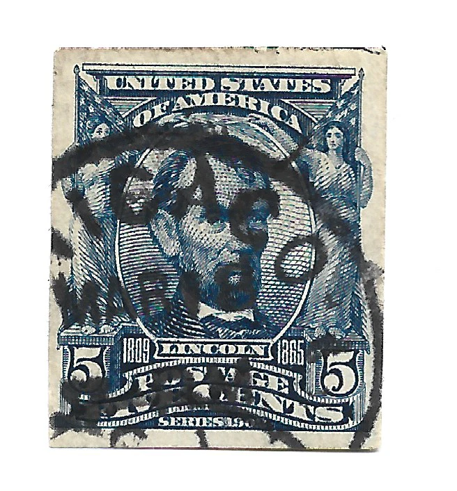US USED STAMP SCOTT #315 GREEN 1906-08 - Image 1 of 1