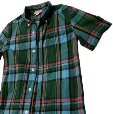 Old Navy   L (Boy) Green, Blue, Red, White Checkered   Cotton - Image 1 of 4