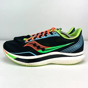Zapatos para correr Saucony Endorphin Pro para hombre talla 12 negro naranja verde S20598-25 - Imagen 1 de 20