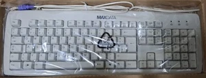 MaxData / Cherry KB-0556G - Tastatur seriell Keyboard serial - PS/2 - weiß - Bild 1 von 3