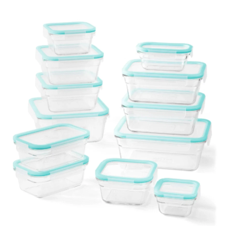 Member's Mark 24-Piece Glass Food Storage Set By Glasslock - Image 1 of 4