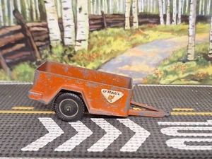 Remolque Tootsie Toy U-Haul de colección años 60 camión para carros de juguete fundido a presión Chicago EE. UU. - Imagen 1 de 9