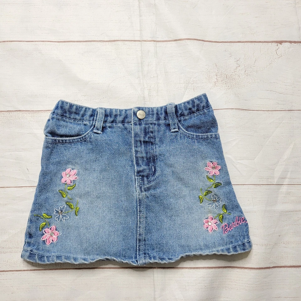 Falda vaquera Barbie para niñas talla 4T Foto 1 de 4