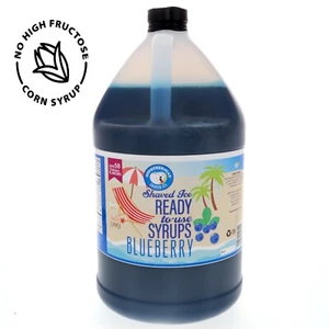 Hypothermias BLUEBERRY Flavor Syrup 🍧 Snow Cone machine Shaved Ice Syrup GALLON - Picture 1 of 9