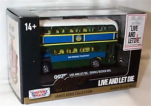 007 James Bond Live And Let Die 5 Inch Double Decker Bus Motormax 79846 New - Picture 1 of 2