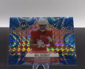 2024 Mosaic TREY BENSON Reactive Blue NFL Debut 277 Arizona Cardinals RC - Picture 1 of 2