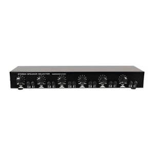 Saga Elite™ Selettore di altoparlanti stereo a doppia sorgente 6 zone (nero) - Foto 1 di 5