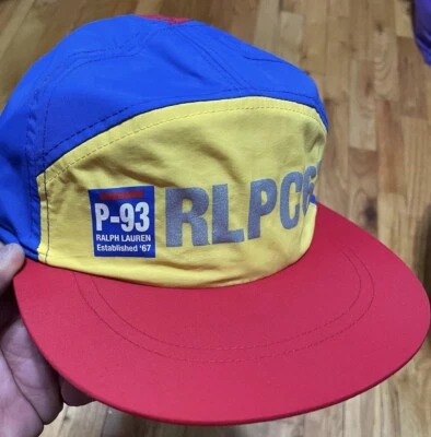 SOMBRERO PERSONALIZADO POLO RL RLPC Snowbeach, 1992, estadio, ala, bicicleta, carreras, equipo de polo Foto 1 de 3