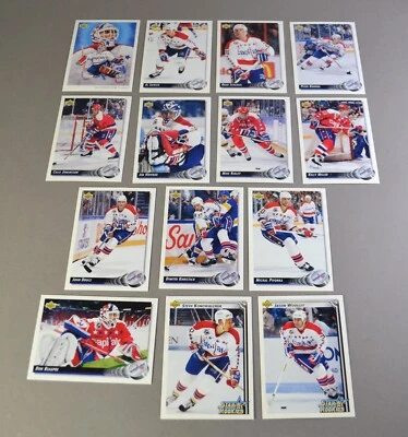 1992-93 Upper Deck NHL Hockey Washington Capitals Trading Cards - Your Choice - Image 1 of 2