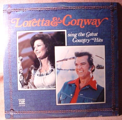 Loretta Lynn & Conway Twitty 2 Lp Set - Sing Great Country Hits TVP Records 1976 - Image 1 of 4