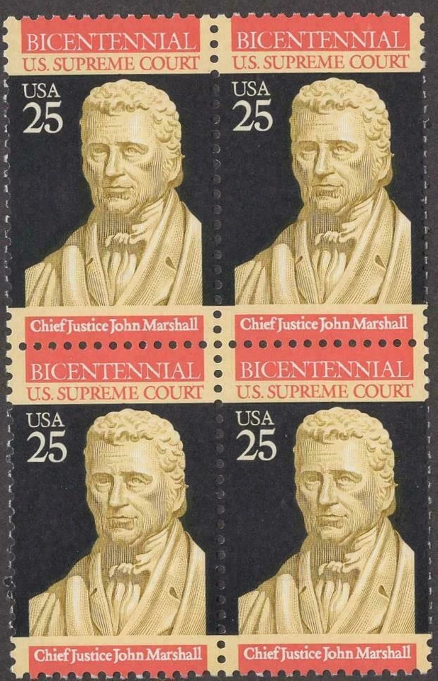 Scott # 2415 - U.S. Supreme Court -  Block Of 4 - MNH -1989 - Image 1 of 1