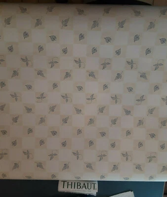 NUEVO DE COLECCIÓN Hermoso Papel Pintado Doble Rollo Diseñador THIBAUT 839-T6484 HOJAS Foto 1 de 4