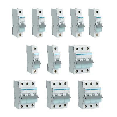 Hager Leitungschutzschalter MBN-Serie 1 und 3 polig 6 - 32A -wählbar-