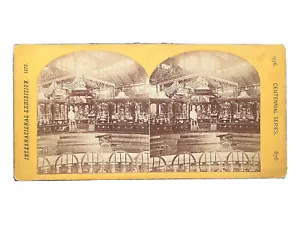 1876 Philadelphia Centennial Exhibition Stereoview #1400 M.B. From Grandstand - Picture 1 of 3