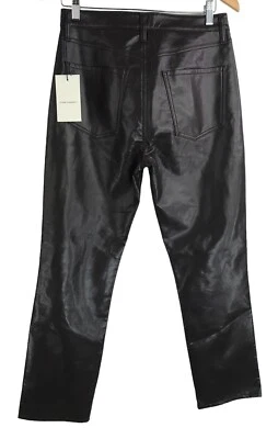 Citizens of Humanity Pants Womens Size 27 Brown Jolene High Rise Leather $449 - Image 1 of 4