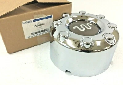 15-16 Ford F-350 Super Duty Dually King Ranch 8 Lug 17" Wheel rear Hub Cap OEM - Image 1 of 4