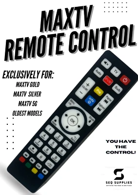 MaxTV BOX Remote Control FOR MAXTV Gold, Silver, 5G (oldest models) - Image 1 of 2