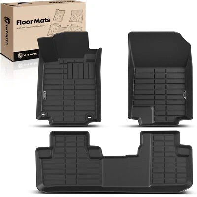 3x Alfombrillas delanteras y traseras negras nuevas para Honda CR-V 2012 2013 2014-2016 Foto 1 de 4