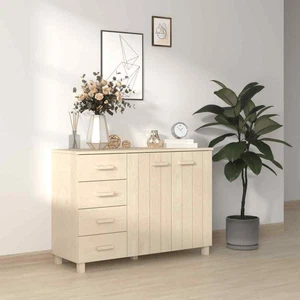 Chic Solid Wood Sideboard with 4 Drawers and 2 Doors vidaXL - Picture 1 of 40