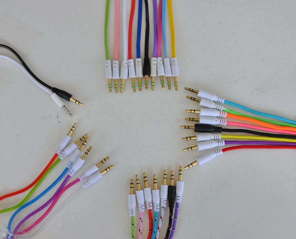 3.5 毫米插孔辅助公头立体声电缆 适用于苹果 iPhone 6 4s 5 件 iPod mp3 汽车 — 第 1/1 张图片