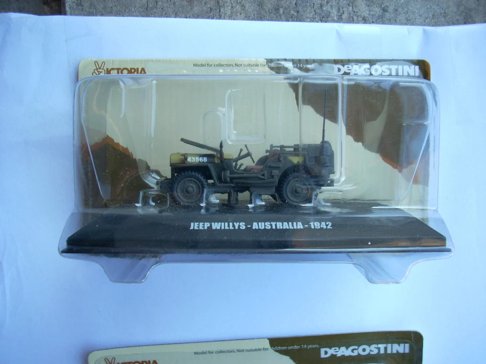 DIE CAST JEEP WILLIYS-AUSTRALIA- 1942 SCALA 1/43 - Immagine 1 di 1