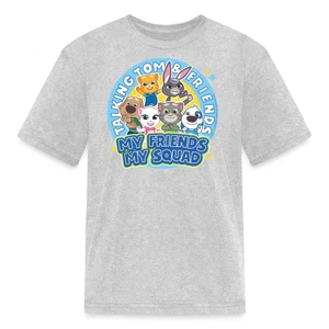 Talking Tom & Friends My Friends, My Squad Kid's T-Shirt - Picture 1 of 28
