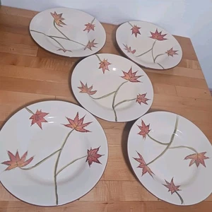 Starbucks 5 Otoño 9.5" Platos o Cuencos de Pasta Acción de Gracias Platos para Servir Hoja - Imagen 1 de 8