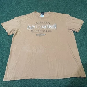 Harley-Davidson Legendary Motorcycles Tee XL Southern Devil Georgia Tan - Picture 1 of 9