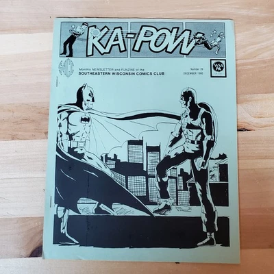 Ka-Pow Wisconsin cómic fanzine boletín #39 diciembre 1980 Foto 1 de 4