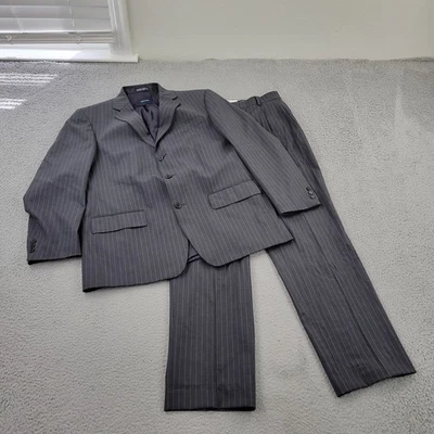 Traje Nautica 2 Piezas Para Hombres 43R Chaqueta de Lana Abrigo Deportivo + Pantalones de Vestir 35R Foto 1 de 4