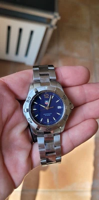 Tag Heuer WAF1113.BA0801 Relógio Masculino Série Aquaracer Azul Prata Aço Inoxidável - Imagem 1 de 4