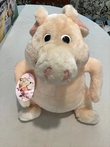 VINTAGE CREATURE COMFORTS  MARTIN THE PIG 13” PLUSH TOY AARDMAN ANIMATIONS 90s - Picture 1 of 10