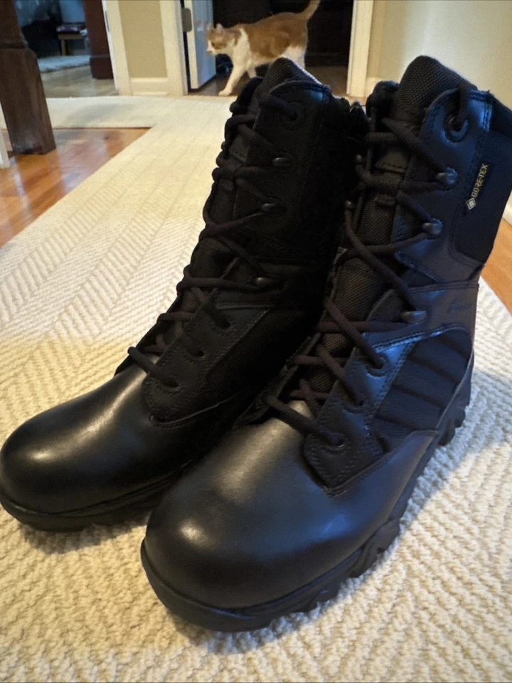 Botas Bates Tactical Sport Negras EE. UU. Para hombres Talla 12 Cremallera Lateral 8 Pulgadas Ligeras Foto 1 de 4