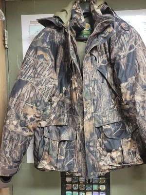 Cabelas Dry Plus XL Hunting Jacket Large Woodland Camo Heavyweight Coat ScentLok - Image 1 of 4