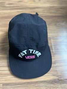 Vans Off The Wall Fat Tire Black Cap $34 Value! - Picture 1 of 7