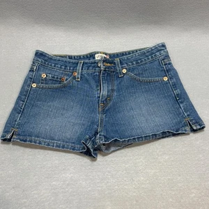 Levis Damen Denim Jeansshorts Größe 9 blau klassisch 5 Taschen mittelhoher Bund abgeschnittener Stil - Bild 1 von 10