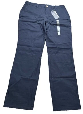 Tommy Hilfiger Hampton Pants Women’s 10 Strech Slim Chino Navy Blue - Image 1 of 4