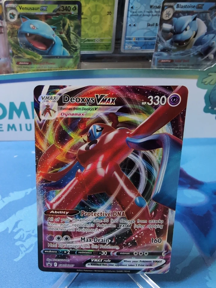 Deoxys VMAX - SWSH267 - Pokemon Sword & Shield Promo Ultra Rare Holo Card NM - Image 1 of 2