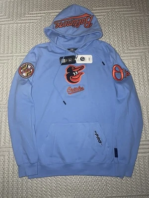 MLB BALTIMORE ORIOLES CLASSIC CHENILLE MEN'S PULLOVER HOODIE ZISE LARGE - Image 1 of 4