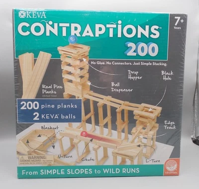 Keva Contraptions 200 Building Set NEW - Image 1 of 4